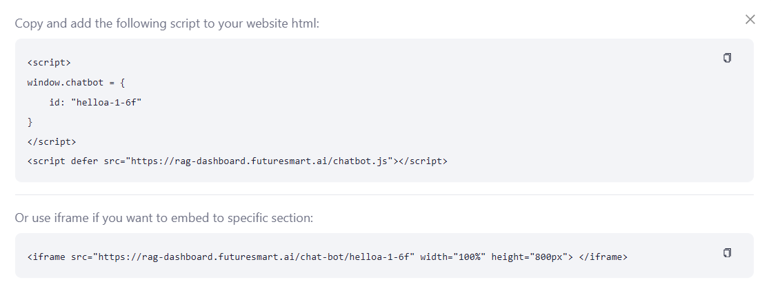 Embed & Launch